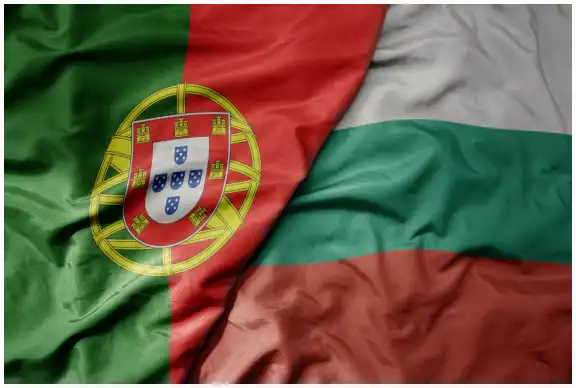 Portugal flag full view.